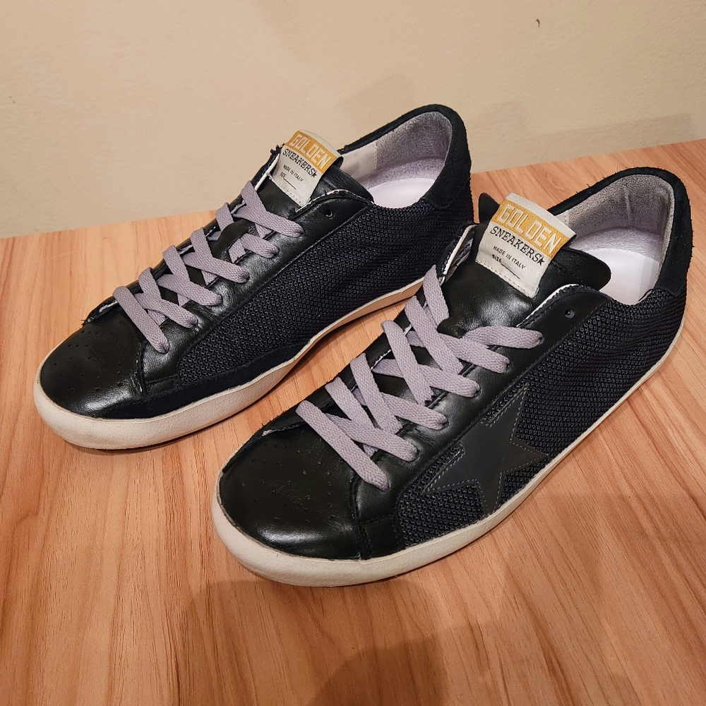 Golden Goose Black and Gray Sneakers